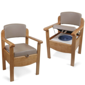 Aidapt 愛意達 典雅木製家居便椅 MSVR0253 | 4公升容量 | 舒適安全 | 香港行貨