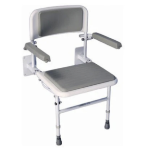 Aidapt 愛意達 上牆式沐浴椅(附加背部和座椅墊) MSVB0535 | 簡易安裝與維護 | 安全承重設計 | 香港行貨